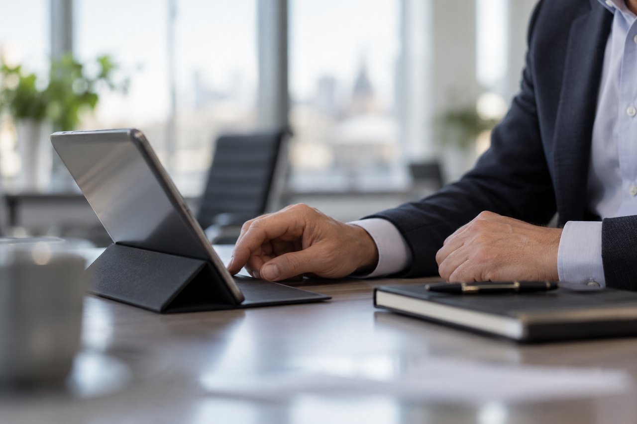 Finance directors hands with tablet-27 (1)