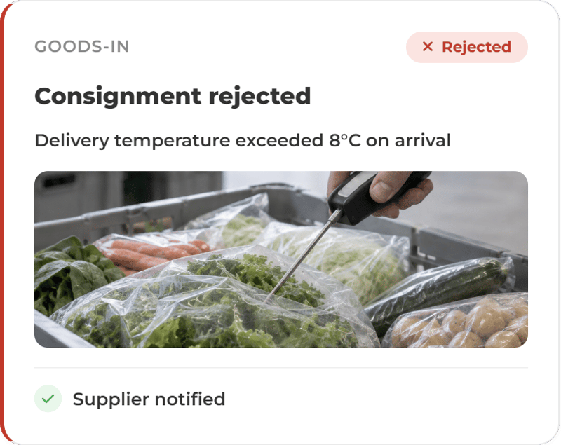 Goods-In Delivery Cards- goods in