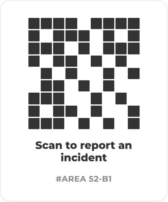 Incident Report QR Code
