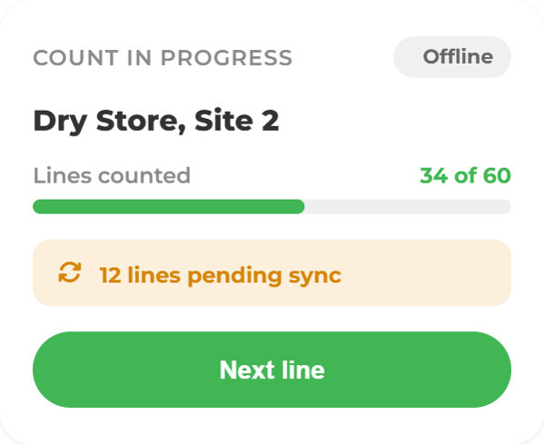 Mobile Stock Count Screens count-1