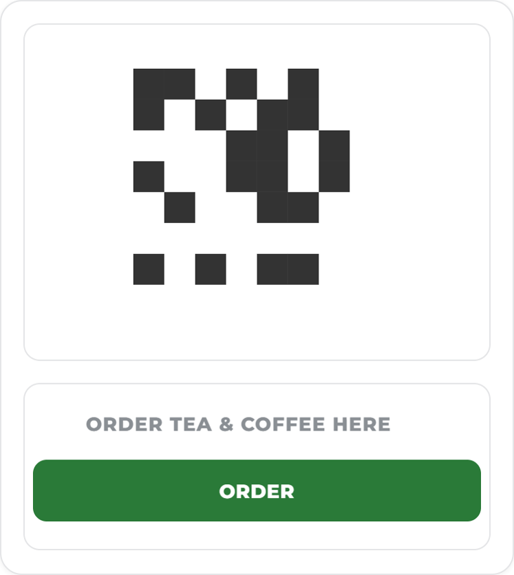 Order Tea Coffee QR