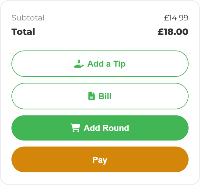 Tabs, bills and tips