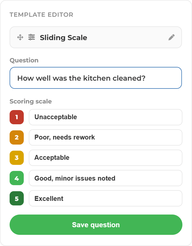 Template Editor & Report Cards- Sliding