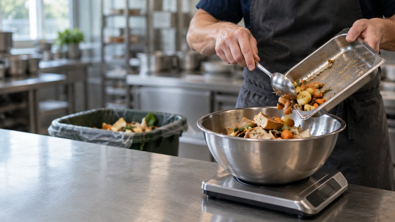Weighing Food Waste in the Kitchen