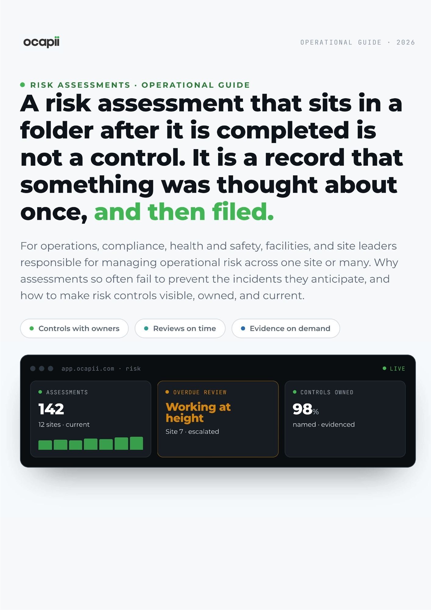 Risk Assessments