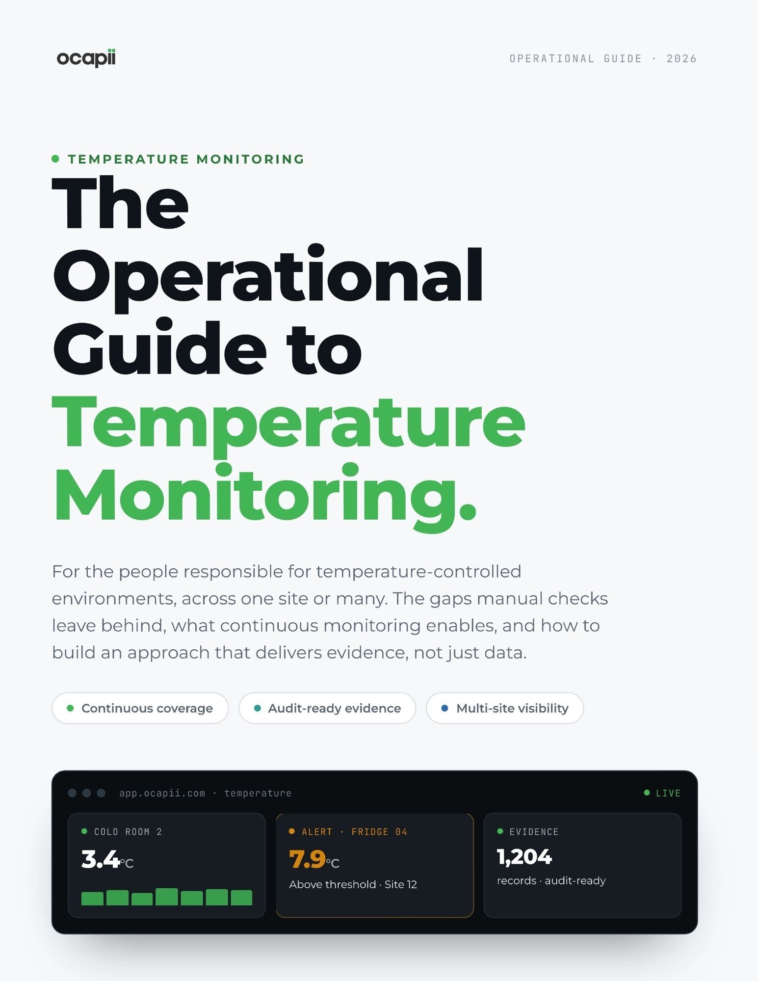 The Operational Guide to Temperature Monitoring