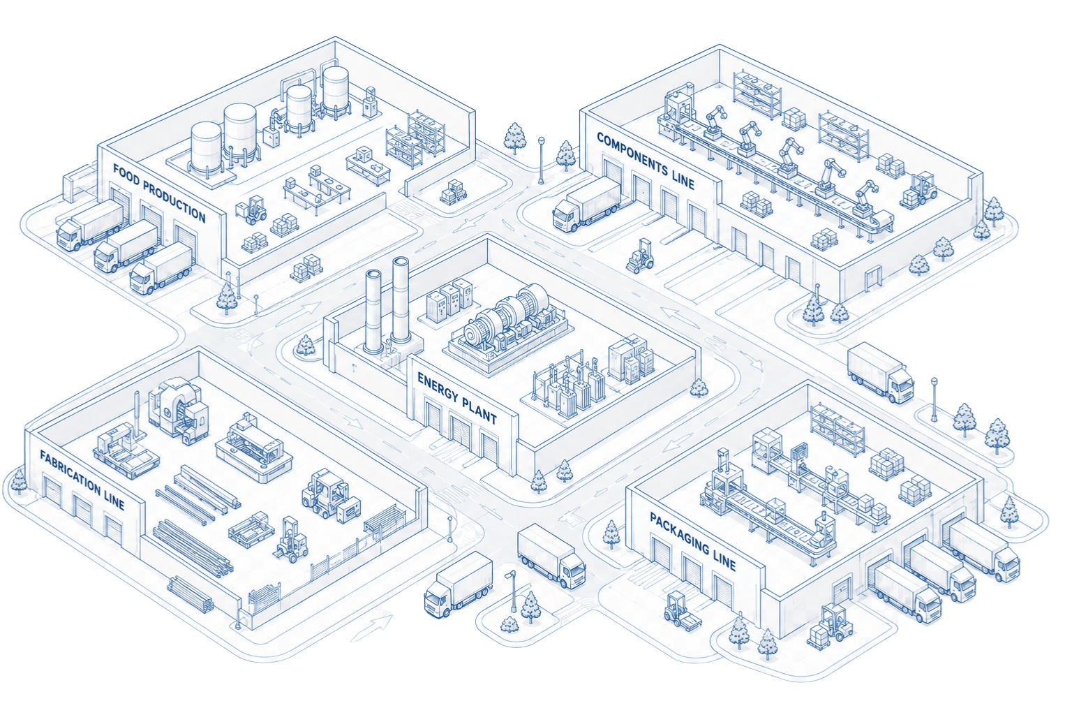 Manufacturing & Industrial Floor Plan