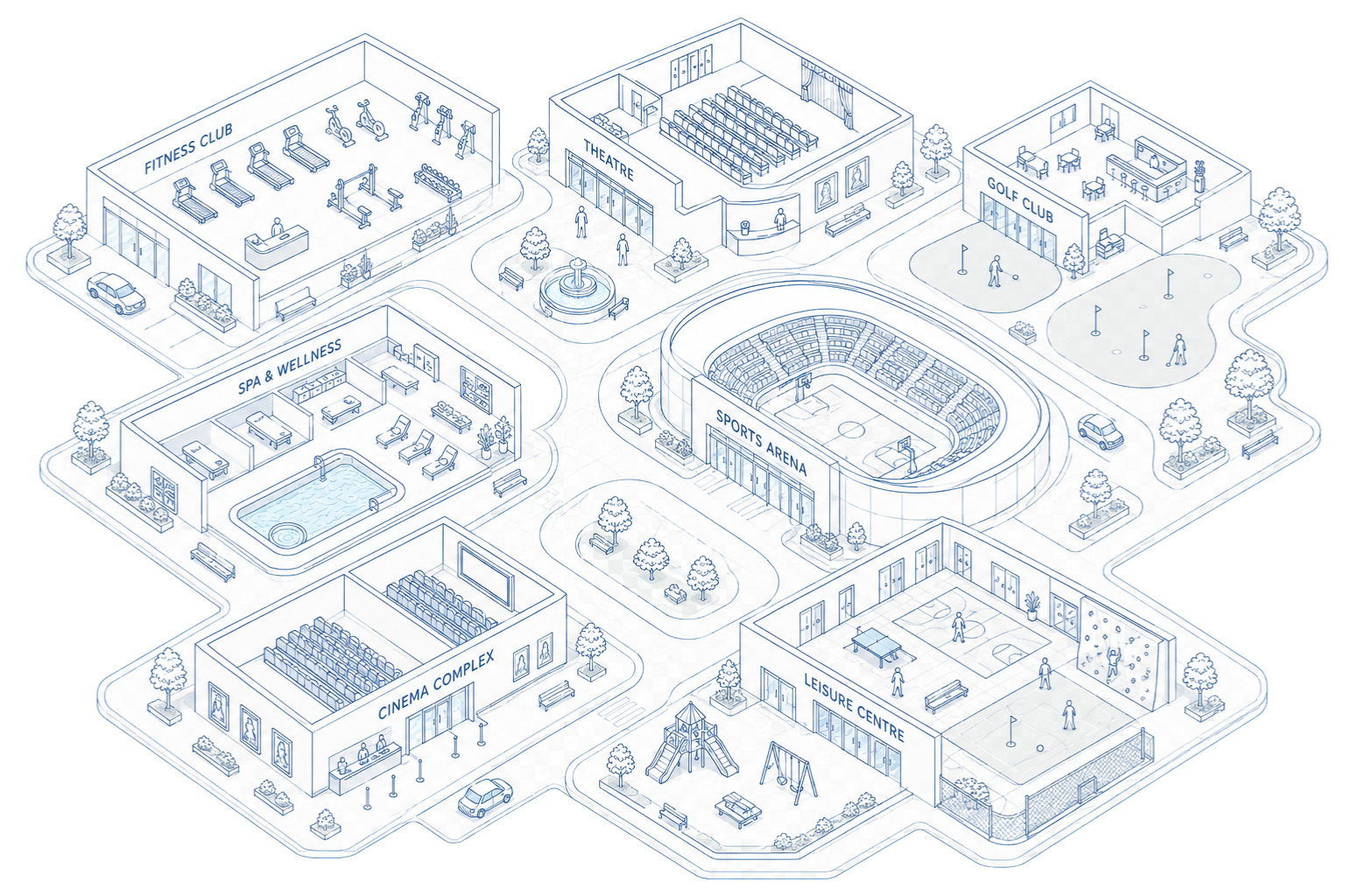 Leisure and Entertainment Floor Map