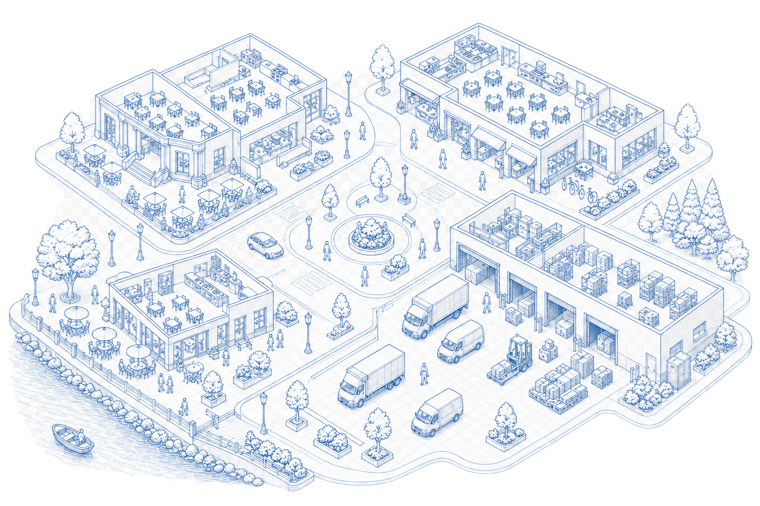Food and Beverage Floor Map